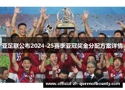 亚足联公布2024-25赛季亚冠奖金分配方案详情 亚足联公布2024-25赛季亚冠奖金分配方案详情